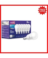 6W E17 Intermediate Base LED Light Bulbs - Energy-Saving, 600 Lumens, Pa... - $671.54 MXN