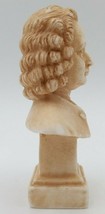 Vintage Bach Hand Carved Bust Sculpture Made In Italy apprx. 4.25&quot; Tall - £24.55 GBP