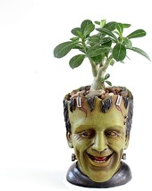 Funny Planter Youfui Head Planter With Drainage Hole Resin Plant Pot Pencil - £30.82 GBP