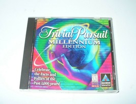 Trivial Pursuit Millennium Edition PC Game Hasbro Collectible Software - $7.92