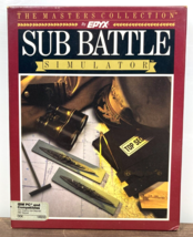Sub Battle Simulator Video Game Complete Ibm Pc 256K 5.25&quot; Disc 1987 Epyx Vtg - £15.76 GBP