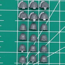 Ultramarines Shoulder Pad (x18) Warhammer 40K Space Marine Upgrade Armou... - $7.02