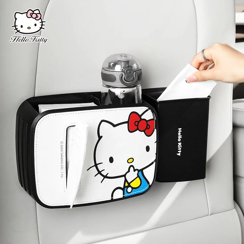Kawaii Hello Kittys Y2K Sanrio Vehicle-Mounted Cute Car Seat Hook Paper - £19.43 GBP