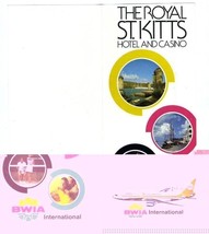 BWIA Royal St Kitts Hotel &amp; Casino Brochure  British West Indies Airways... - £17.15 GBP