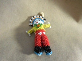 Zuni Native American Beaded Boy Doll Rosita Napoleon Beadwork 715neo - £18.33 GBP