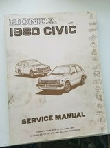 1980  Honda  Civic Service Manual All Models - $55.00