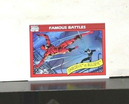 1990 Impel Marvel Comics Super Heroes - [Base] #94 - Daredevil vs. Bullseye - £4.66 GBP