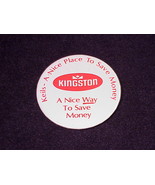 Vintage Kingston Keil&#39;s A Nice Place To Save Promotional Pinback Button,... - £4.44 GBP