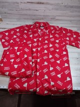 Vintage Hershey&#39;s Kisses Men&#39;s Short Sleeve Pajama Set Red Size Medium 2001 - £16.46 GBP