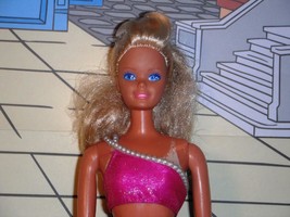 1966 Vintage Barbie Doll Faded Tan Lines Blonde Hair Blue Eyes Funky Pan... - £31.31 GBP