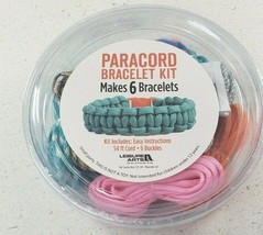 Paracord Bracelet Kit Makes 6 Bracelets Craft Girls Boys 46909 - $15.54