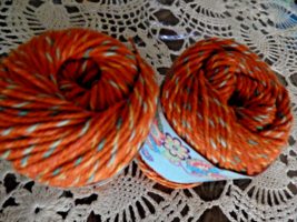 New Crafter&#39;s Secret Yarn 100% Cotton aubum clay Medium Worsted 2.5 oz - $204.66 MXN
