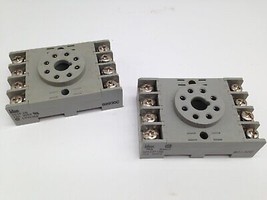 Idec SR2P-06 Relay Socket 10Amp 300V Lot of 2 - £8.82 GBP