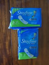 Stayfree Maxi Pads for Women Super Long 10 Count Each Lot Of 2 - $30.38