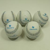 Lot of 5 Softballs 12 inch Blue Tracer High Performance Softball VGC - £15.59 GBP
