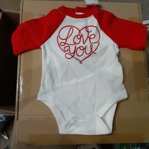 Nwt Cat &amp; Jack Baby 1-Piece , &quot;Love You&quot; Nb Size - £3.13 GBP