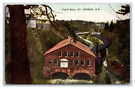 Pulp Mill St George New Brunswick Canada DB Postcard N22 - £11.57 GBP