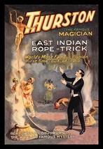 East Indian Rope Trick: Thurston the Famous Magician by Strobridge - Art Print - £17.22 GBP+