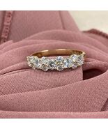 1 Karat Abwechselnd Design Kunstdiamanten Grown Rund Schliff Diamant Ehe... - $604.40+