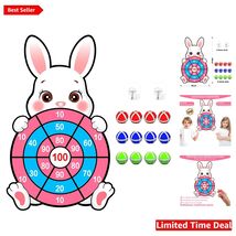 Large Easter Dart Board Toy with 12 Sticky Balls - Perfect for Family Fun - $30.64