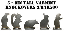 Magnum Target 3/8&quot; AR500 Steel Varmit Animal Silhouette Rifle Knockovers... - £84.12 GBP