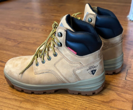 Herman Survivors Men&#39;s Boulder Waterproof 6&quot; Steel Toe Work Boots Size 6.5 - £29.17 GBP