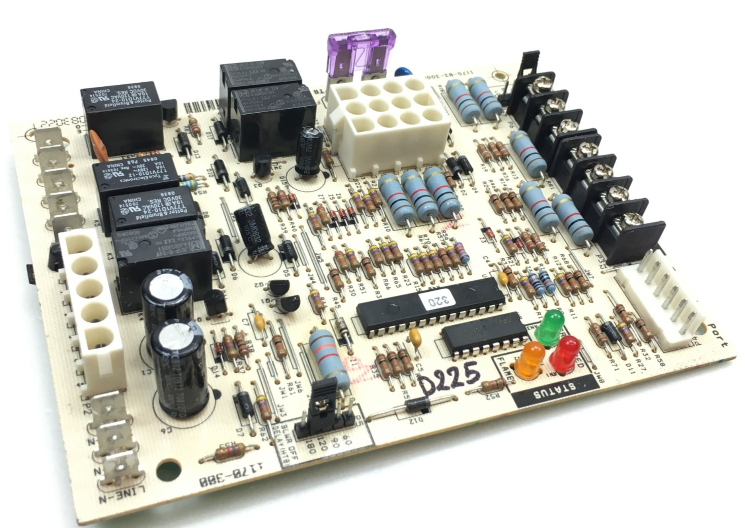 NORDYNE 1170-300 Furnace Control Circuit Board 624696-B used #D225 - $135.00