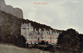 Belfast Castle Ireland~F Hartmann&#39;s Real Glossy Series Postcard - £7.32 GBP