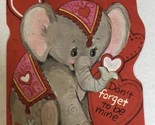 Vintage Valentine Greeting Card Don’t Forget To Be Mine Box4 - $3.95