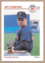 1991 Line Drive AAA #366 Jeff Plympton Pawtucket Red Sox - $1.98