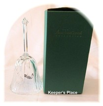 Vintage The American Crystal Collection 24% Lead Bell New In Box - £9.59 GBP