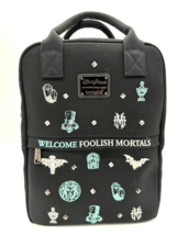 Disney Parks Loungefly Haunted Mansion Canvas Backpack Leota Hatbox Ghost 2024 - £71.77 GBP