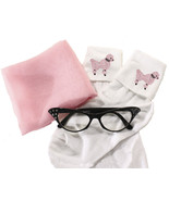50s Style Accessories- Hey Viv Pink Poodle Socks, Chiffon Scarf, Cat Eye... - £19.61 GBP