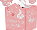 Graduation Card Box Holder 2024 with 30Pcs Graduation Cards,Graduation P... - $20.50