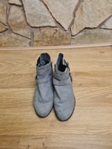 Primark Grey Chelsea Buckled Boots Women Size 4Wuk/37eur Express Shipping  - £2.79 GBP