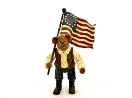 &quot;Patrick the Flag Bearer&quot;, Boyds Bears, Style #3249, Resin Figurine, BBR-19 - £19.18 GBP