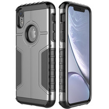 JETech Case for iPhone XR Dual Layer Protective Cover with Shock-Absorption Grey - £19.17 GBP