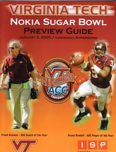 2005 Sugar Bowl Game Media Guide Virginia Tech Hokies - £38.91 GBP
