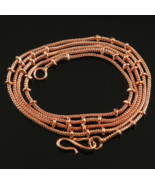 10 inch Pure Copper Snake Chain Anklet, Healing Copper Jewelry - $18.61