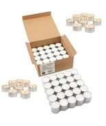Stonebriar 6-7 Hour Long Burning Unscented Tea Light Candles, White 100 ... - €16,92 EUR