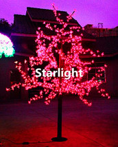 Red Waterproof 6.5ft LED Cherry Blossom Tree Outdoor Christmas Light Hom... - £358.86 GBP