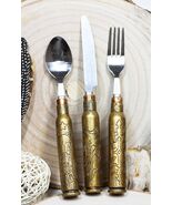 Western Hunter Rifle Ammo Bullet Shell Casing Flatware 1 Spoon Fork Knif... - €22,29 EUR