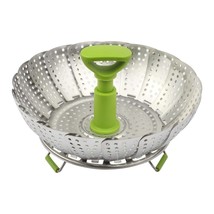 Steamer Basket,Stainless Steel Vegetable Steamer Basket Folding,Folding ... - $18.99