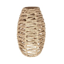 Rattan Lampshade Hemp Rope Lampshade Woven Pendant Lampshade Retro Rattan Lampsh - £31.11 GBP