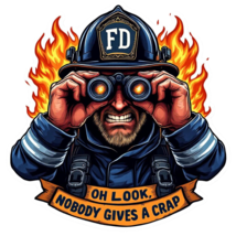 Firefighter Decal - Oh Look, Nobody Gives a Crap Fire Department Sticker... - $4.21+