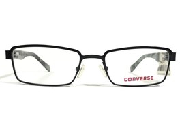 Converse K012 BLACK Kids Eyeglasses Frames Grey Rectangular Full Rim 47-16-125 - £25.58 GBP