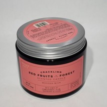 Trader Joe&#39;s Crackling Red Fruits in the Forest Scented Candle Glass Jar... - $19.99