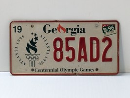 1995 1996 Georgia License Plate Centennial Olympic Games Atlanta Car Tag 85AD2 - £14.05 GBP