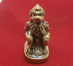 Lord Hanuman Ramayana Monkey King Muay Thai Life Protection Mini Amulet Talisman - £20.32 GBP