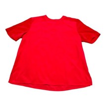 Worthington Red Blouse Short Sleeved Shirt Top Women&#39;s Large Casual Dress - £14.73 GBP